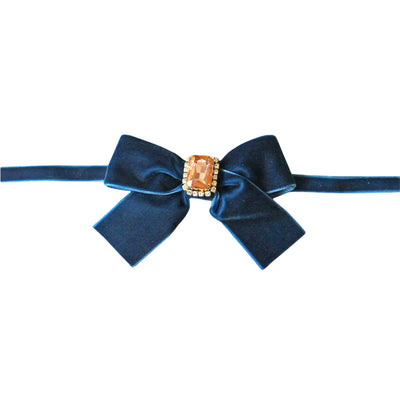 Luxurious Velvet Bow Necklace - Your Pet Connection