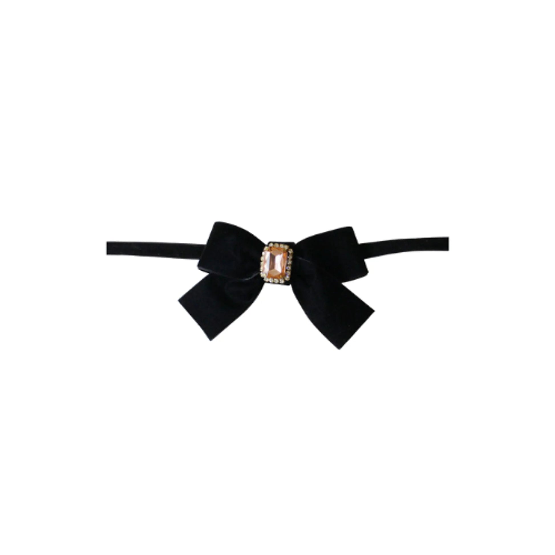Luxurious Velvet Bow Necklace - Your Pet Connection