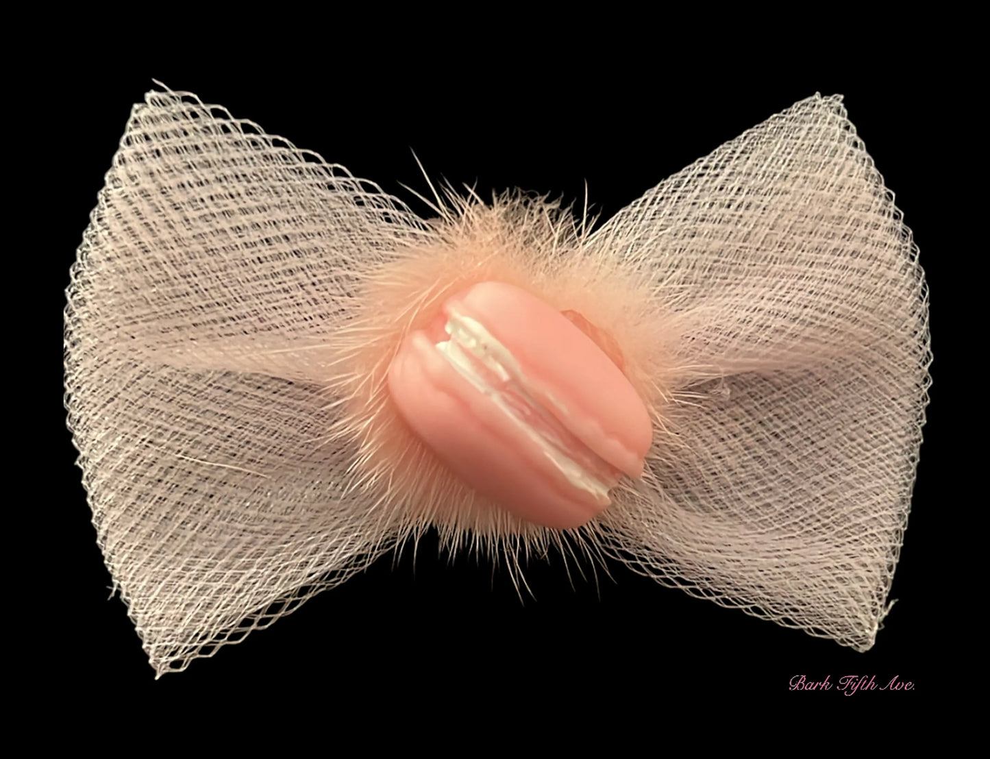 Macaroon Tulle Dog Hair Bows - Your Pet Connection
