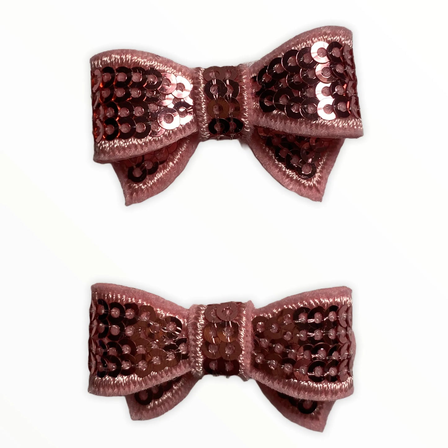 Bark Fifth Avenue Mini Sequin Hair Bows 1.5 Inches