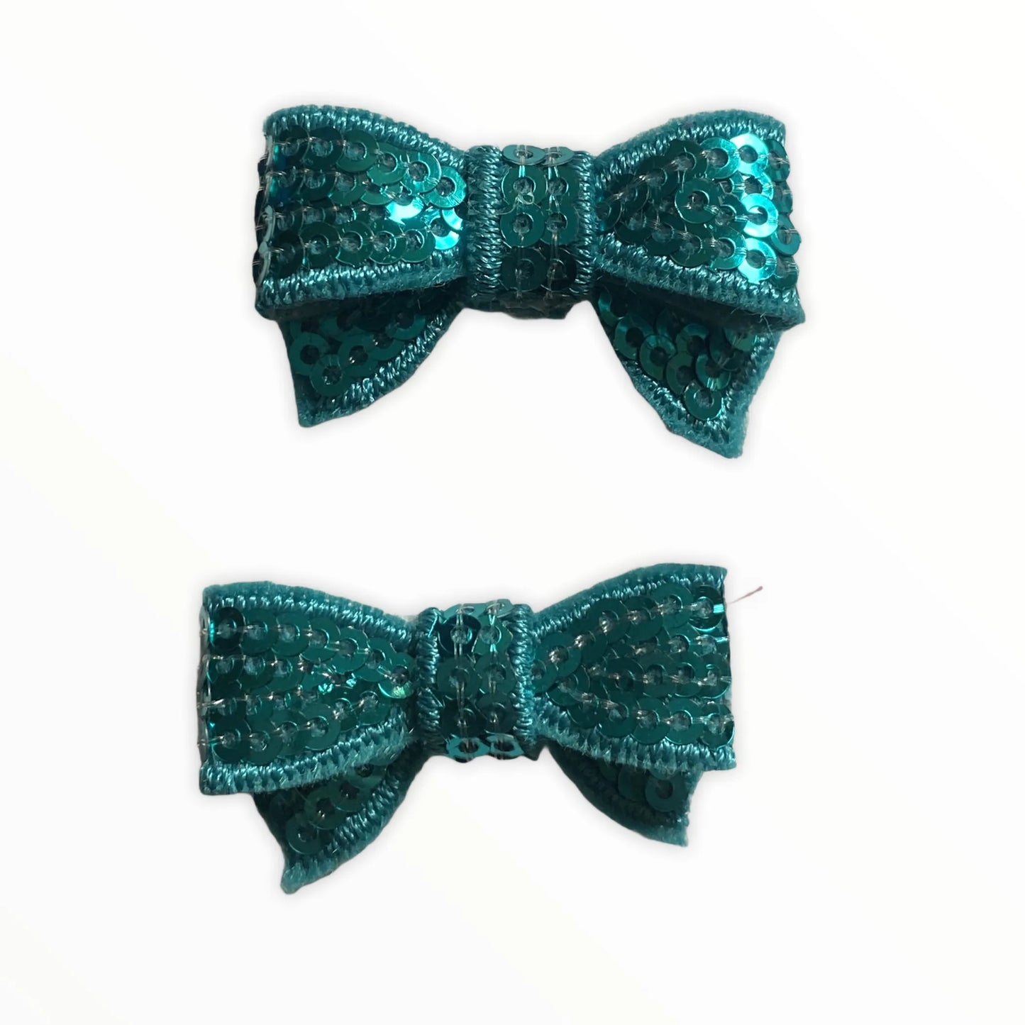 Bark Fifth Avenue Mini Sequin Hair Bows 1.5 Inches