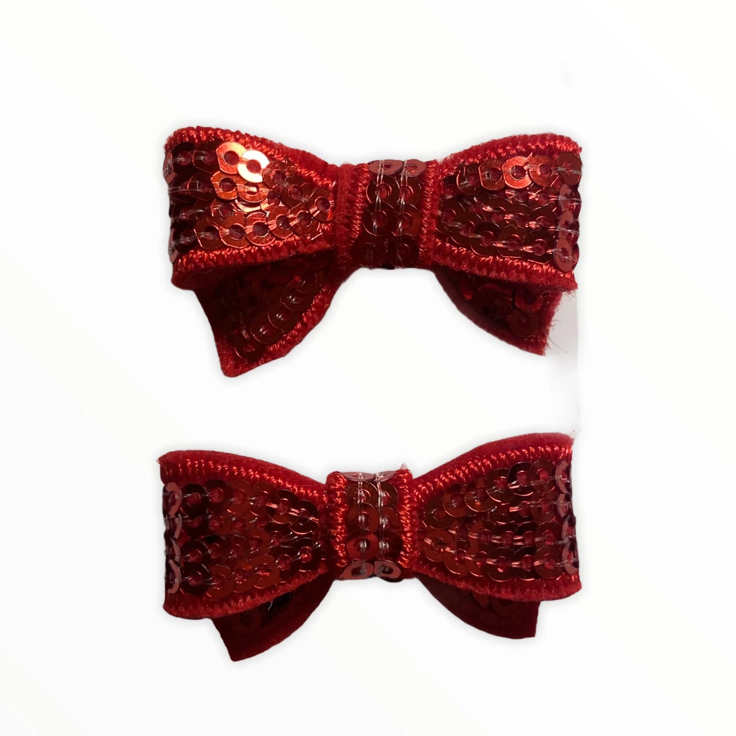 Mini Sequin Hair Bow Clips - Your Pet Connection