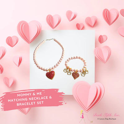 Mommy & Me Matching Necklace and Bracelet Set - Your Pet Connection