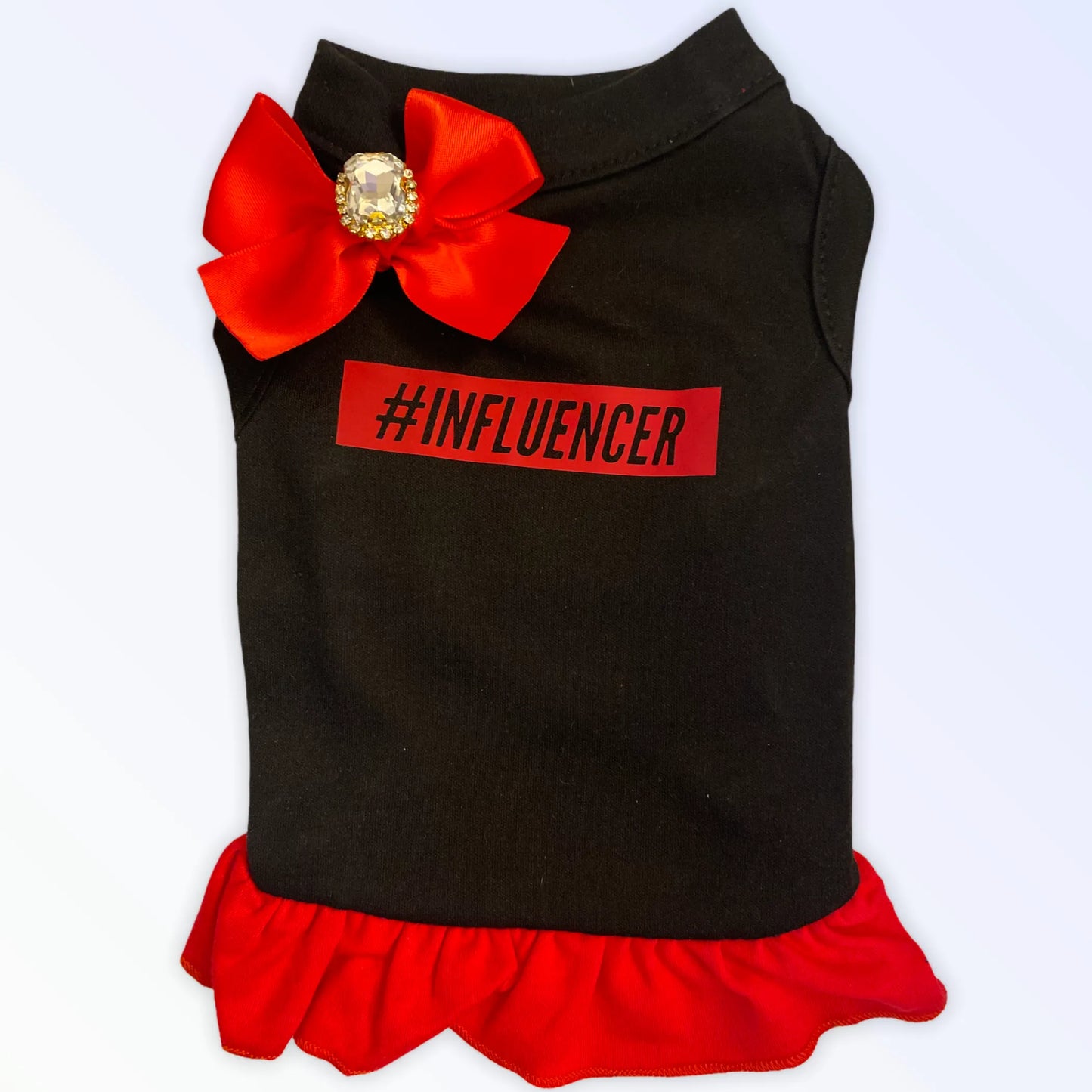 #INFLUENCER- R/B - Color: Red and black | Pack Of: 1 | Style: Dress - Your Pet Connection