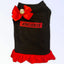 Bark Fifth Avenue Influencer Dog Tee with Red Bow