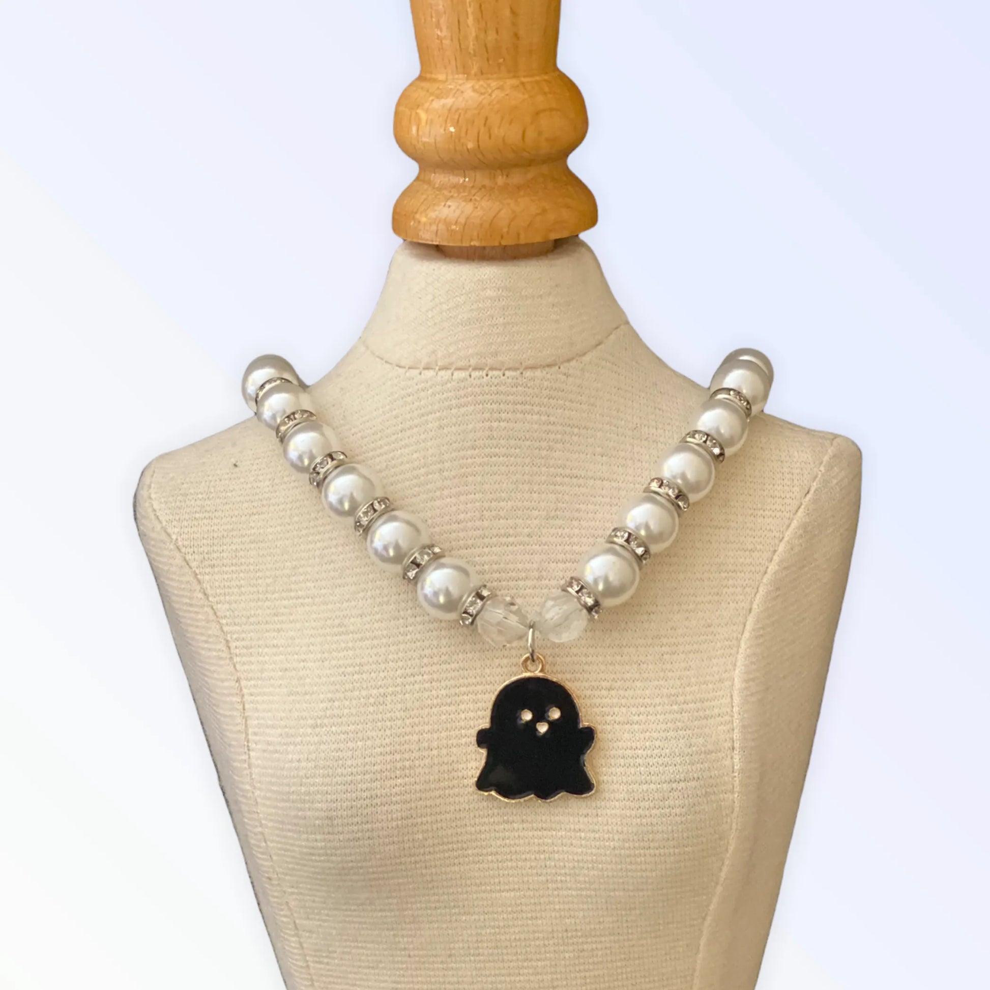 My Fa-BOO-Lous Pearl Ghost Necklace - Your Pet Connection
