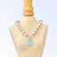 Bark Fifth Avenue Halloween Pearl Ghost Necklace