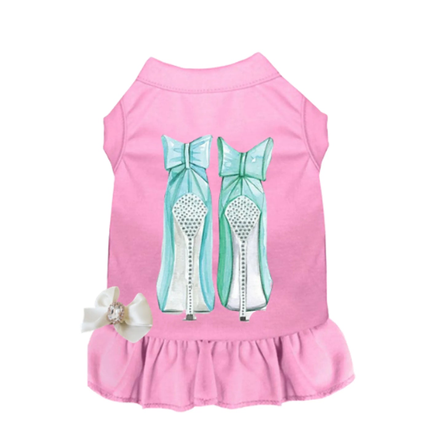 Bark Fifth Avenue Elegant Pastel Pup Dress - Medium