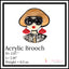 Acrylic Brooch So Vogue Dress - Your Pet Connection