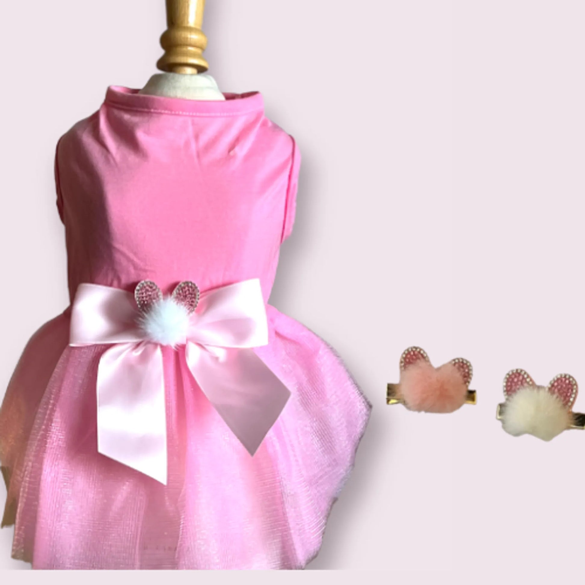 My Fuzzy Easter Bunny Dog Dress - Your Pet Connection