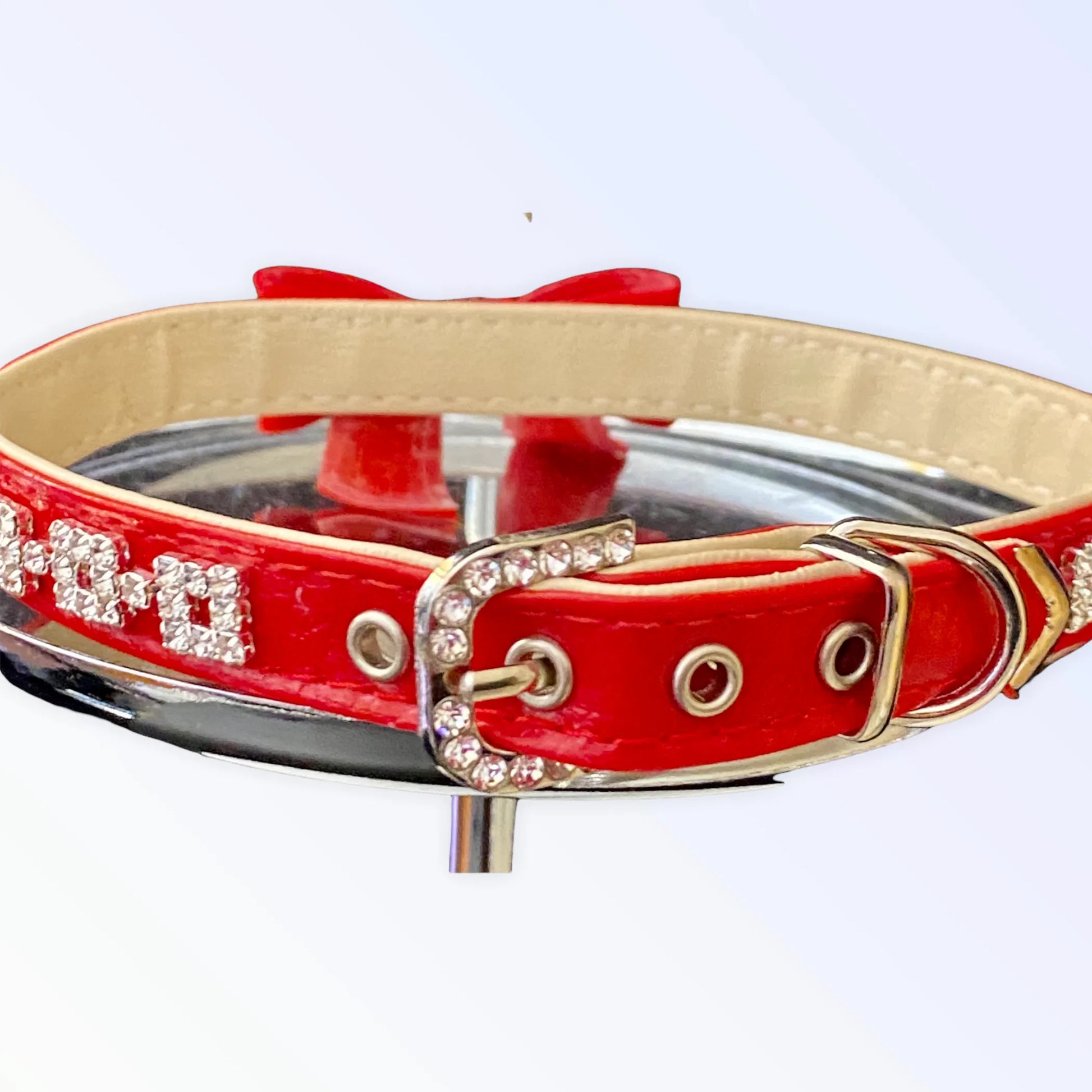 My Glam Holiday Bow Collar - Your Pet Connection