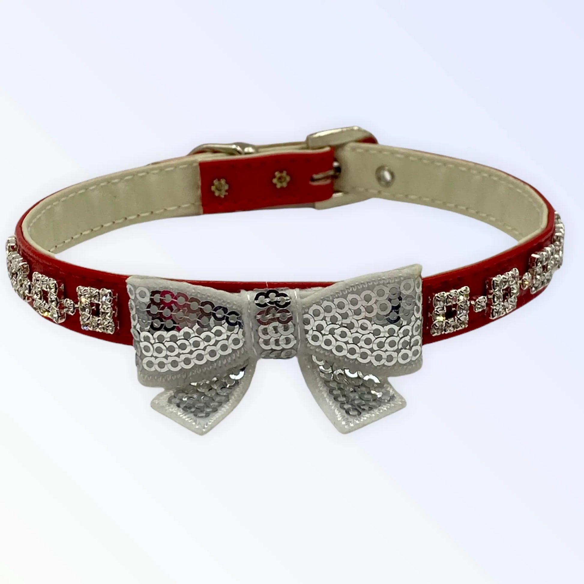 My Glam Holiday Bow Collar - Your Pet Connection