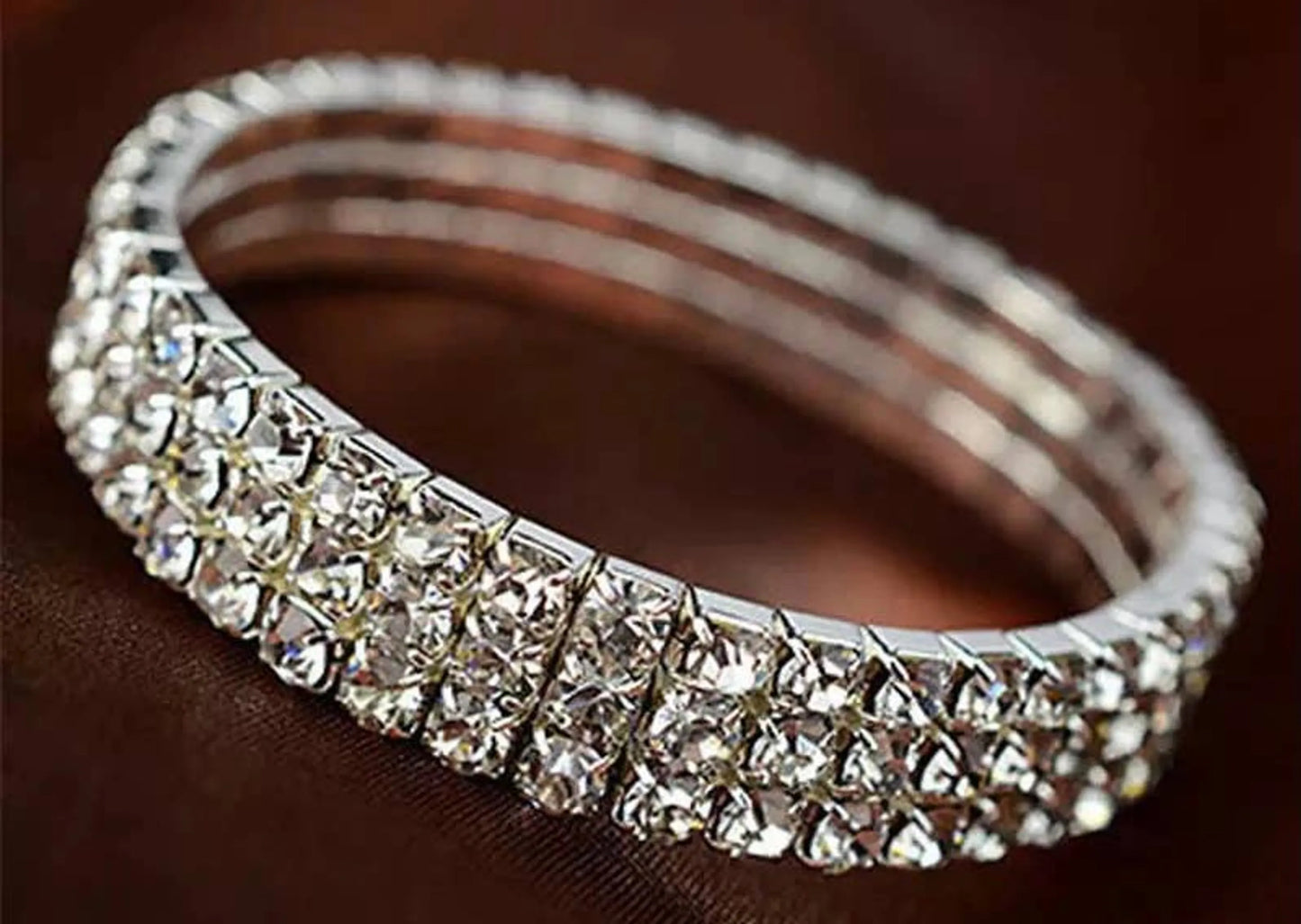 Bark Fifth Avenue Rhinestone Bling Collar 5.5cm