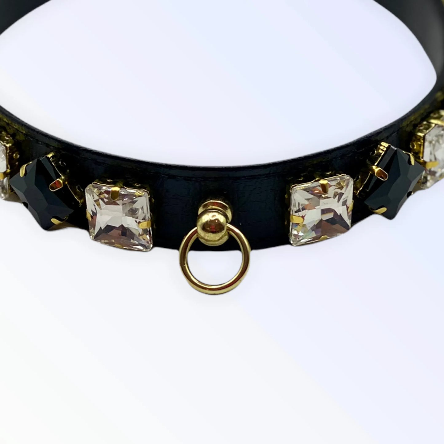 Bark Fifth Avenue Luxurious Rhinestone Dog Collar 14mm