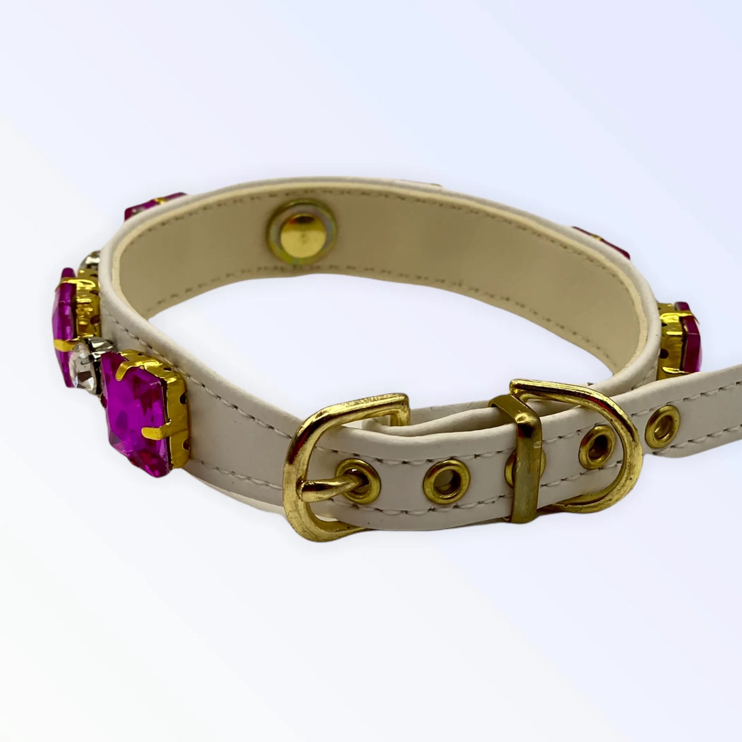 Bark Fifth Avenue Luxurious Rhinestone Dog Collar 14mm