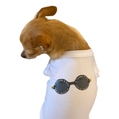 Bark Fifth Avenue Chic Sunglasses Dog Shirt