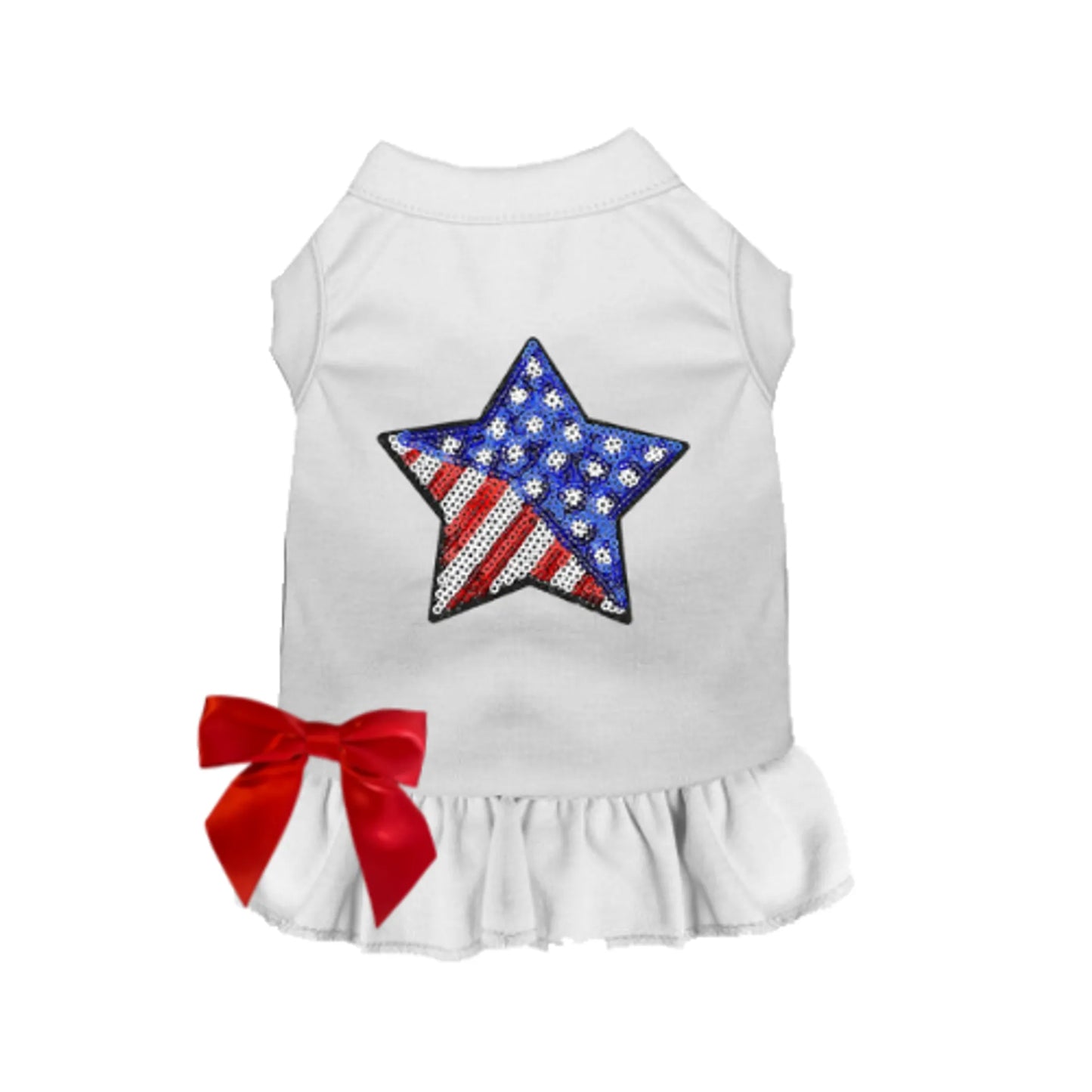 Patriotic Star Dress/Tee - Pack Of: 1 - Your Pet Connection