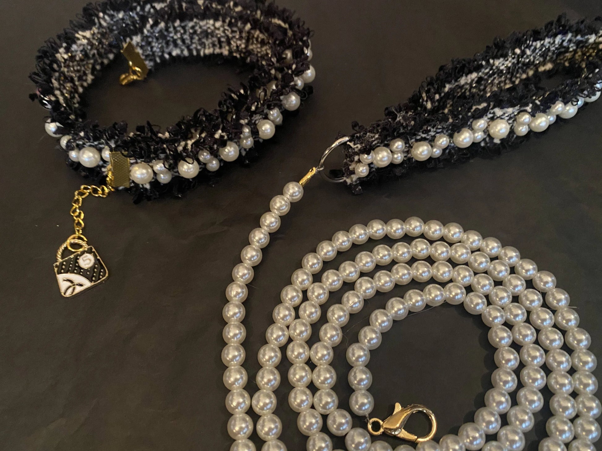 Pearl and Tweed Leash - Your Pet Connection