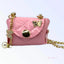 Pink Quilted Butterfly Pick-Up Bag - Your Pet Connection