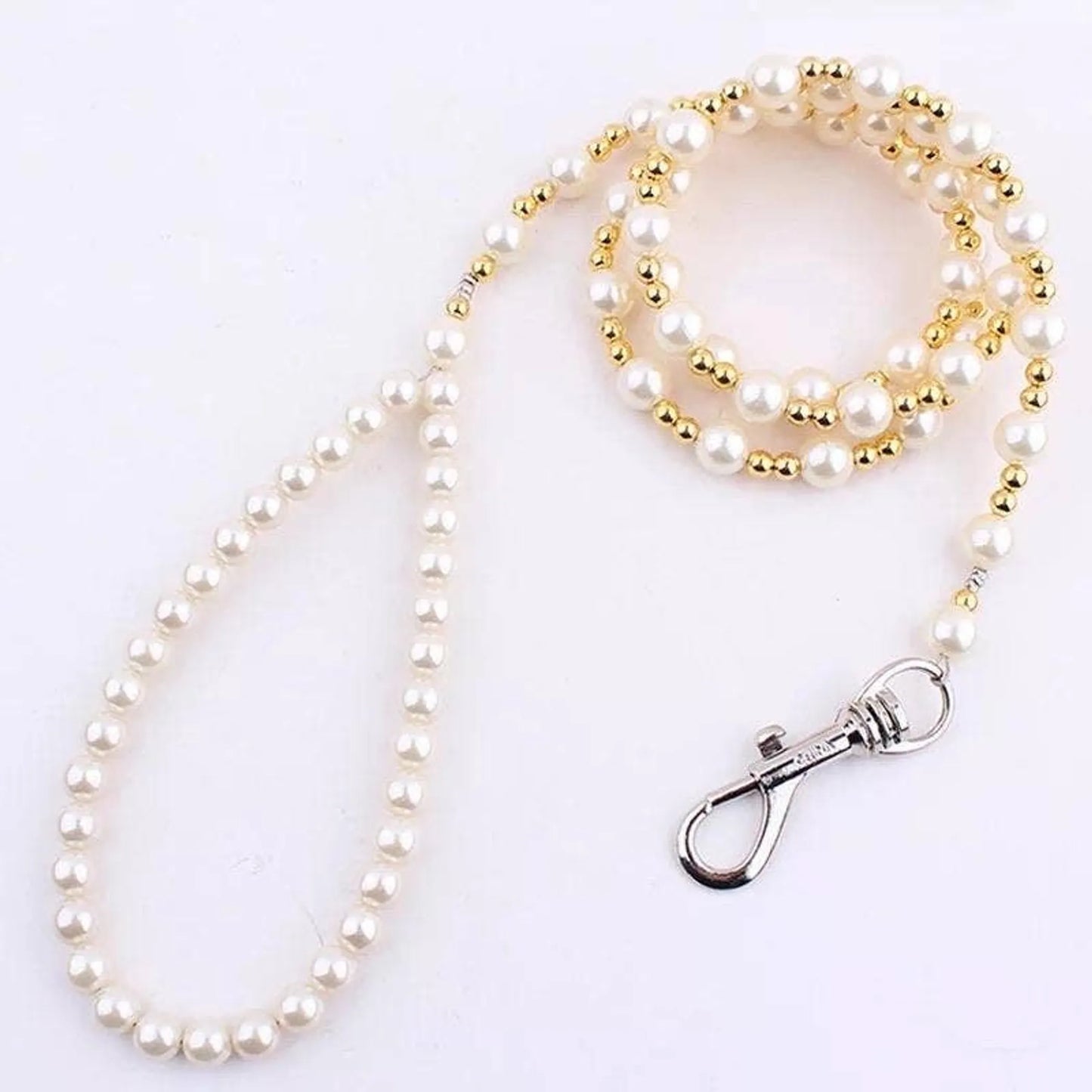 Bark Fifth Avenue Luxurious Pearl Dog Leash 4oz