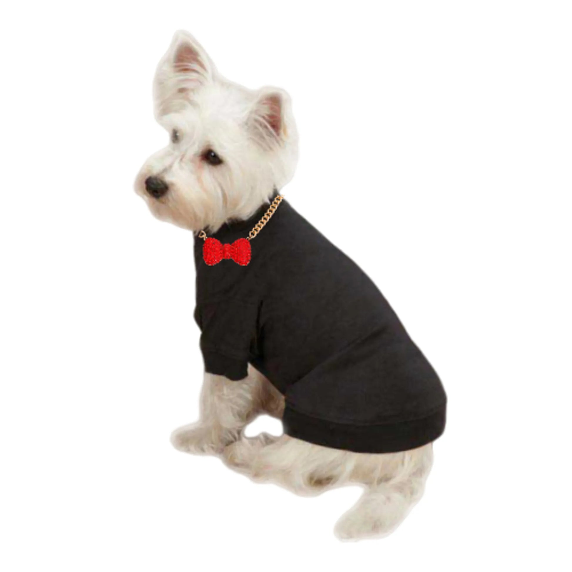 Red Bow Pendant Necklace - Your Pet Connection