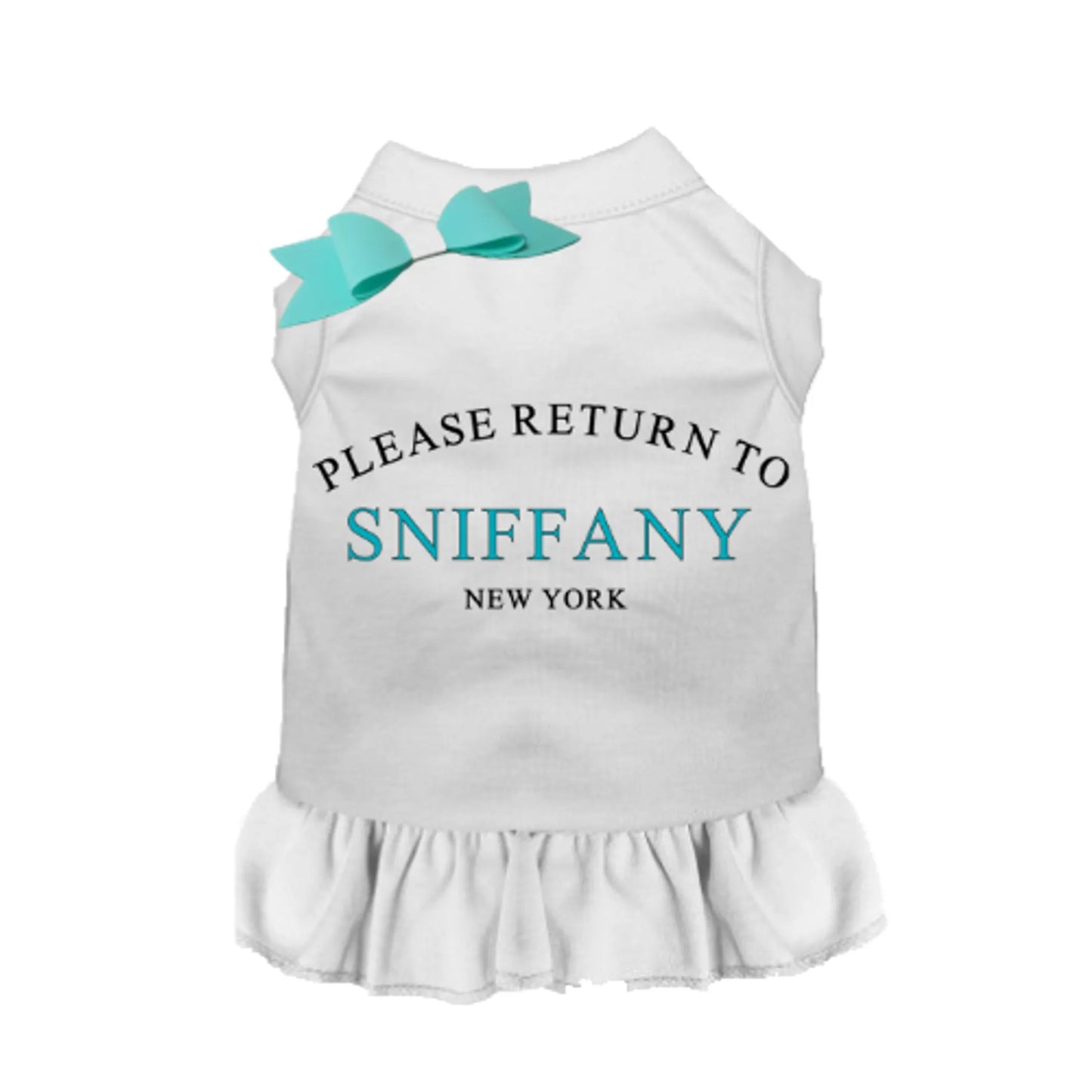 Bark Fifth Avenue Return to Sniffany Dog Tank Small