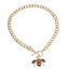 Rhinestone Bee Toggle Necklace - Your Pet Connection