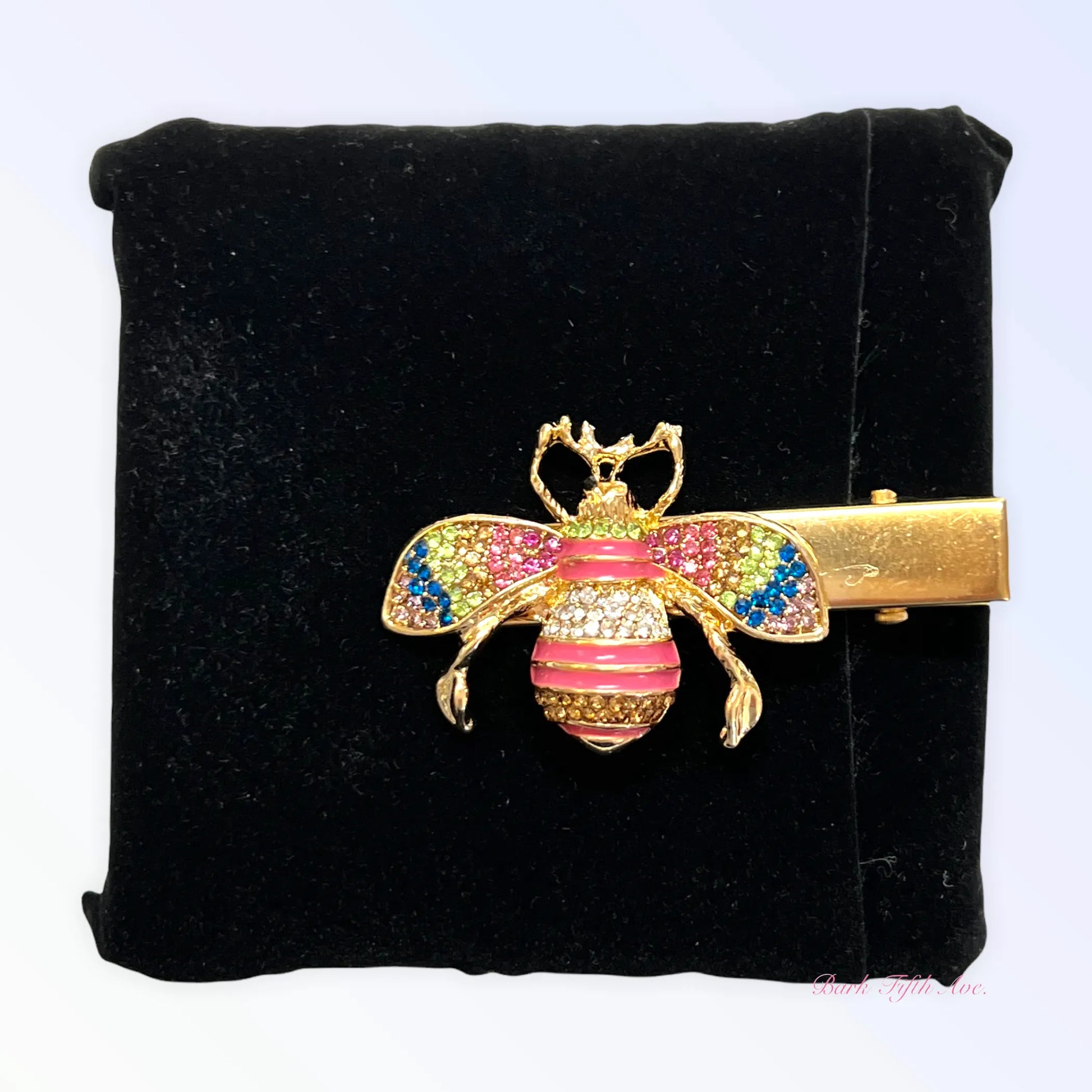Rhinestone Bumble Bee Hair Clips - Your Pet Connection