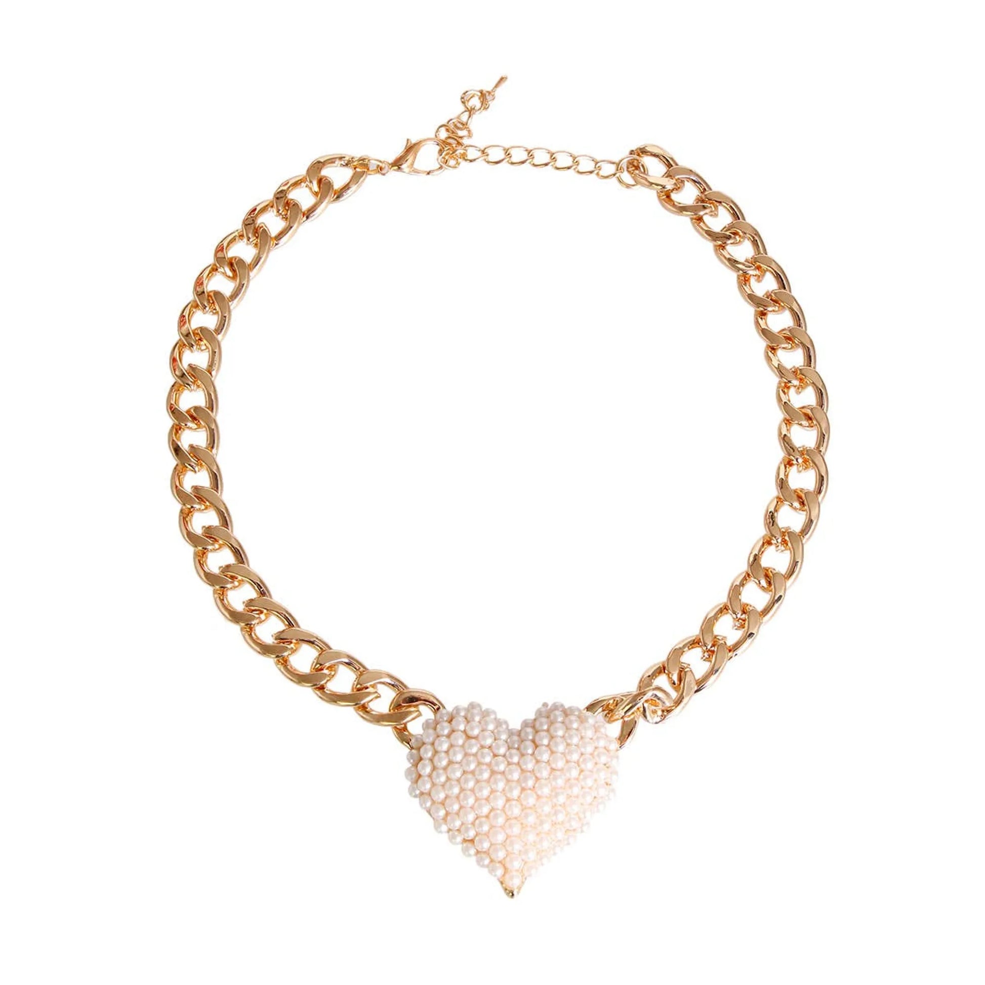 Rhinestone Heart Necklace - Your Pet Connection