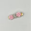 Bark Fifth Avenue Chic Rose & Rhinestone Hair Clip 1.75"