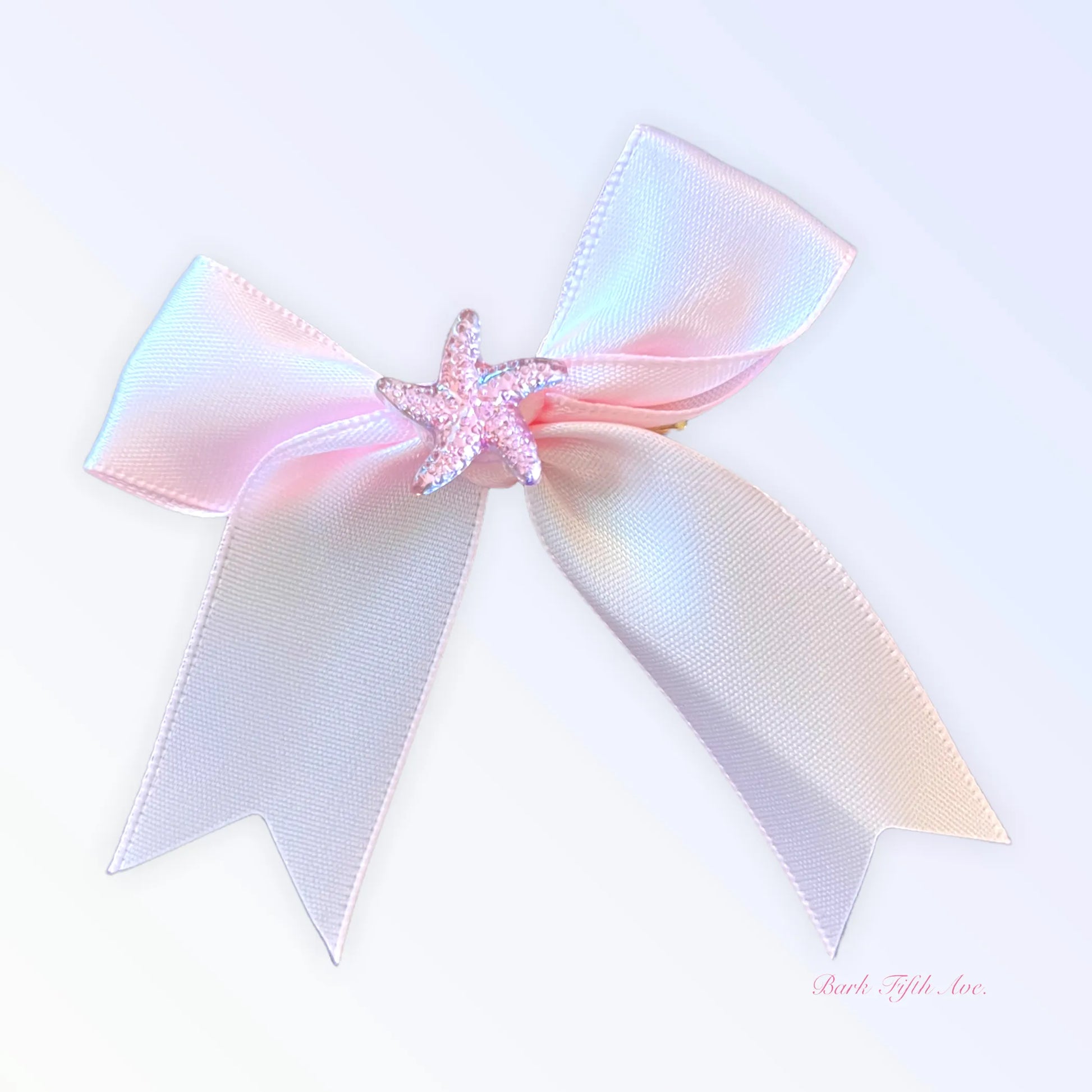 Satin Starfish Rhinestone Hair Clip - Your Pet Connection