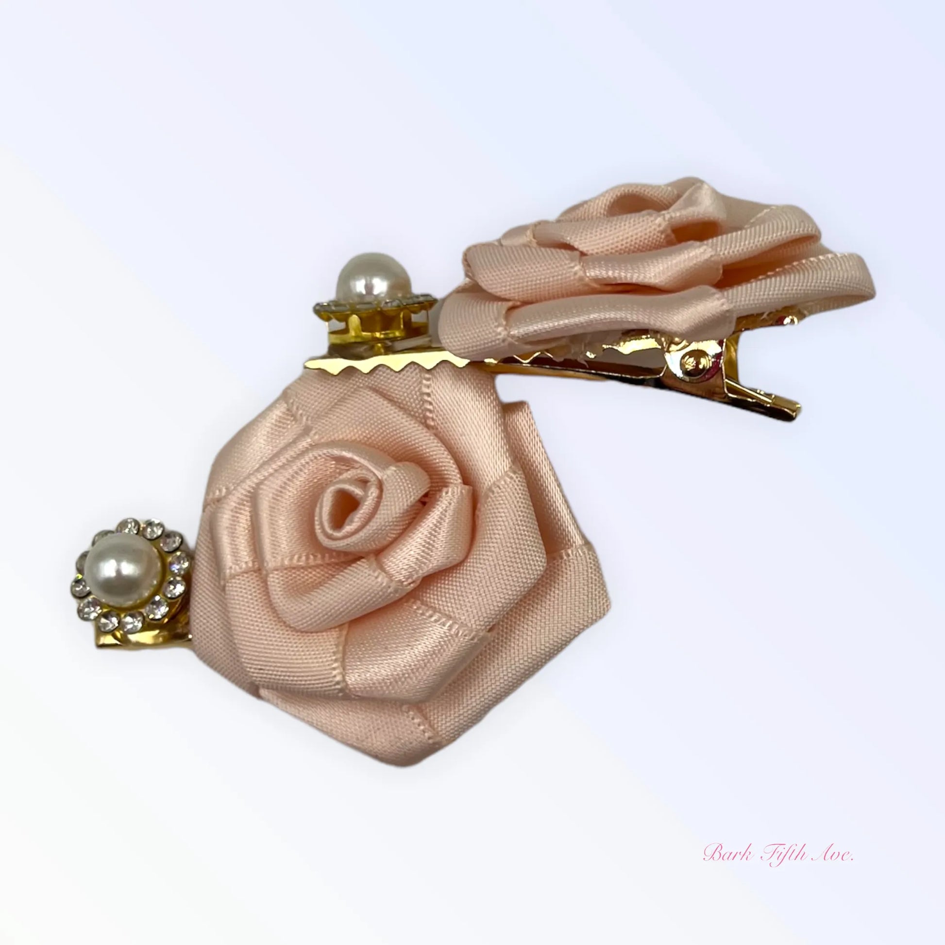 Silk & Pearl Florette Hair Clips - Your Pet Connection