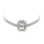 Silver Rectangle Burst Stone - Your Pet Connection
