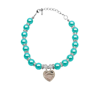 Single Row Pearl Sniffany Dog Necklace - Your Pet Connection