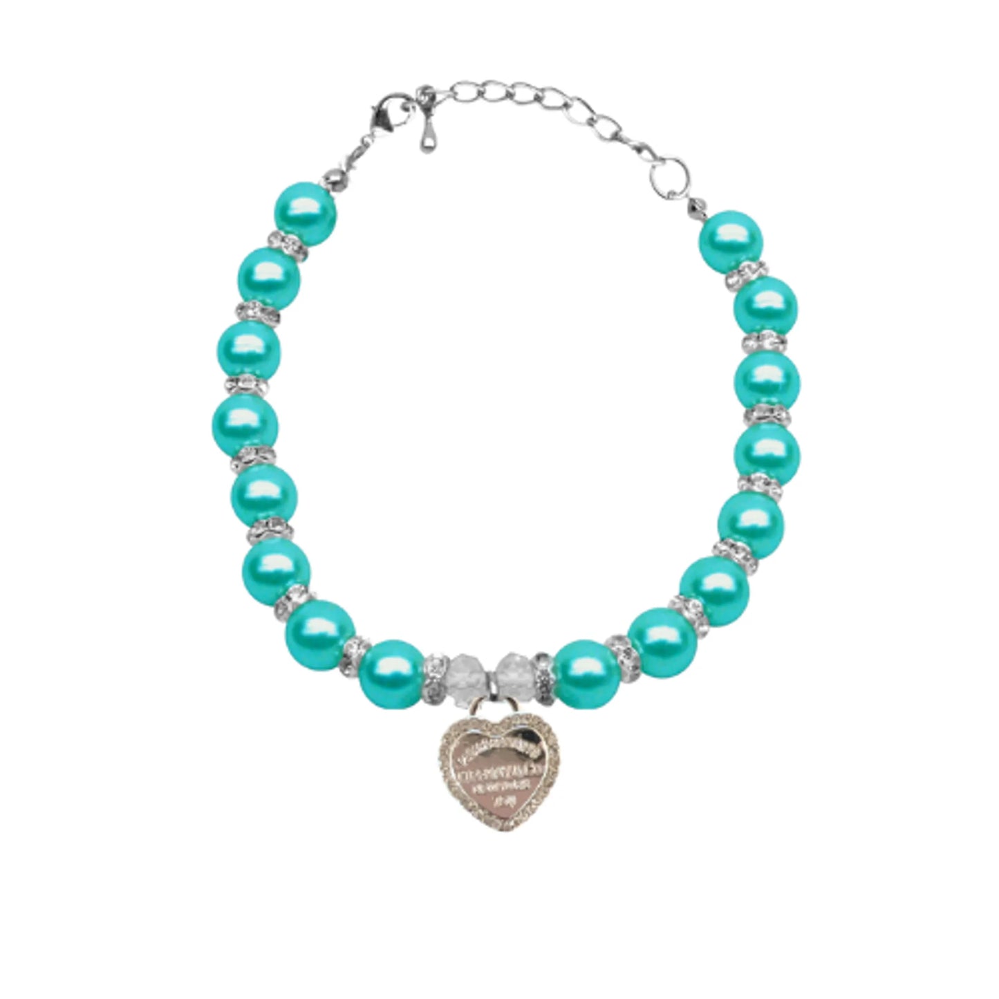 Single Row Pearl Sniffany Dog Necklace - Your Pet Connection