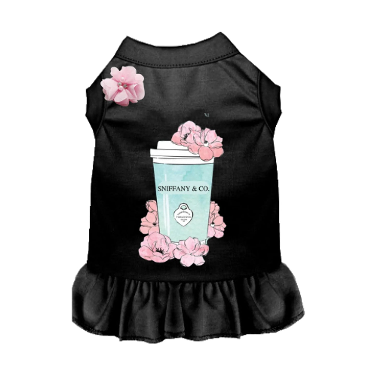 Sniffany and Coffee Dog Dress - Your Pet Connection