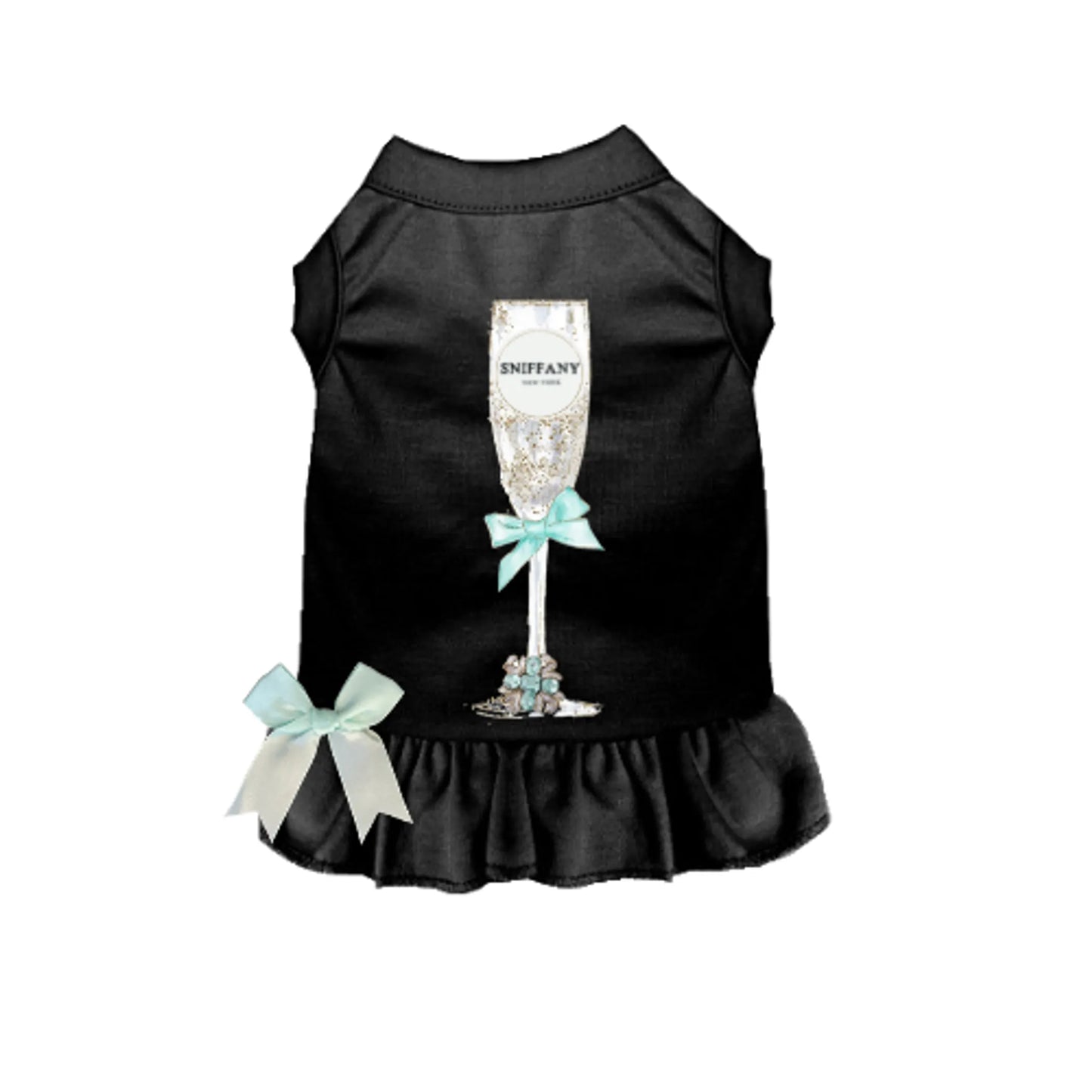 Bark Fifth Avenue Elegant Ruffle Dog Dress Small