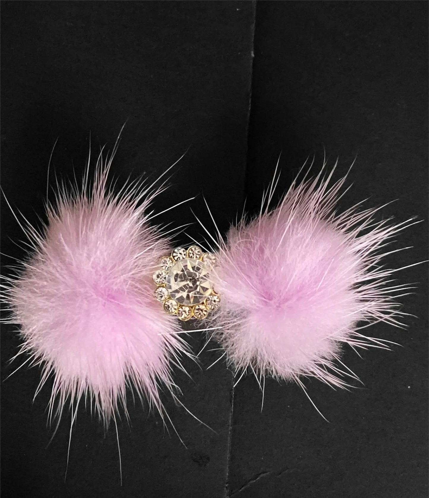 Snowflake Pom Pom Hair Barrettes - Your Pet Connection