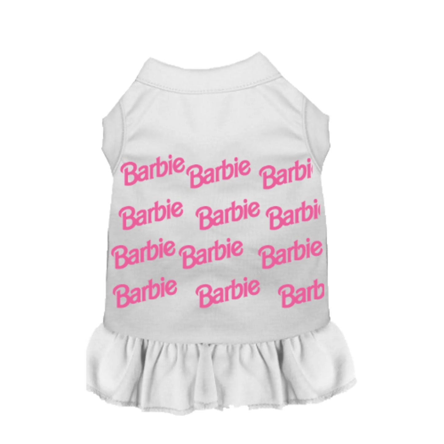 Bark Fifth Avenue Barbie Ruffle Skirt Dress