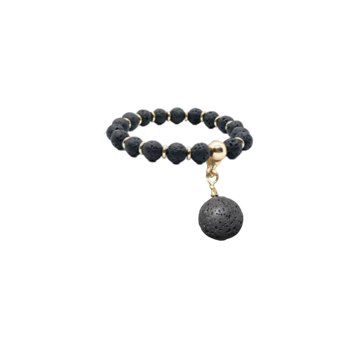 The Black Volcanic Diffuser Charm - Your Pet Connection