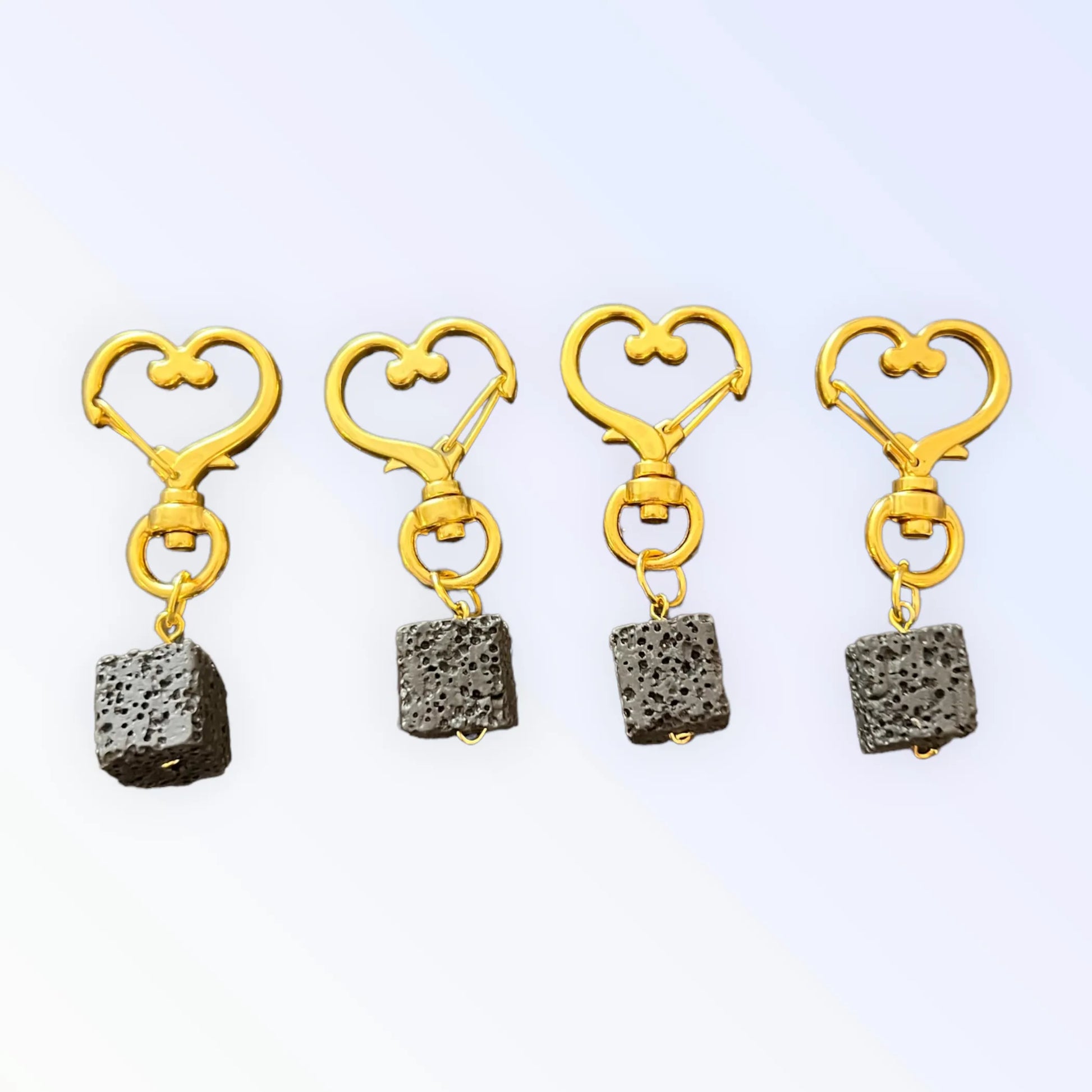 The Black Volcanic Diffuser Collar Charm - Your Pet Connection