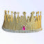 Bark Fifth Avenue Luxe Gold Pet Crown with Rhinestones