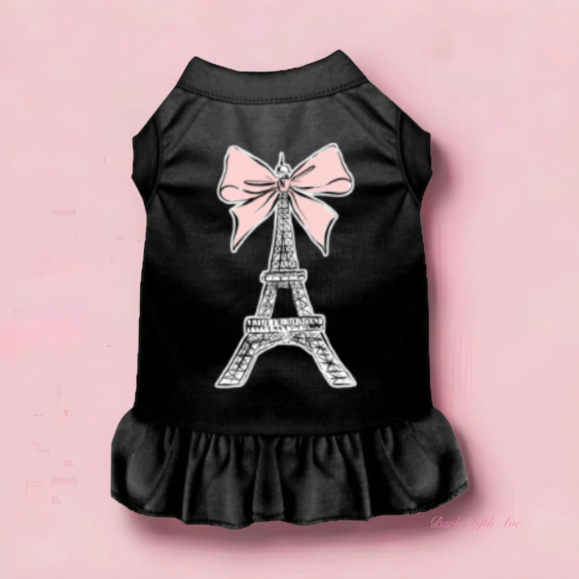 Eiffel Tower Bow Dog Dress - Your Pet Connection