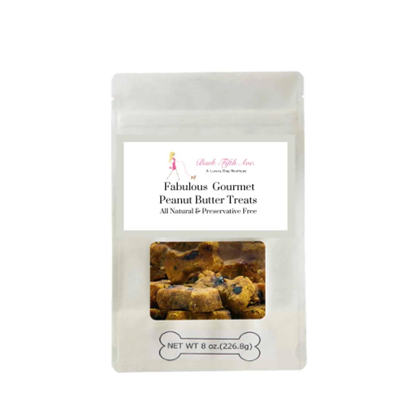 Bark Fifth Avenue Peanut Butter Dog Treats 6 oz