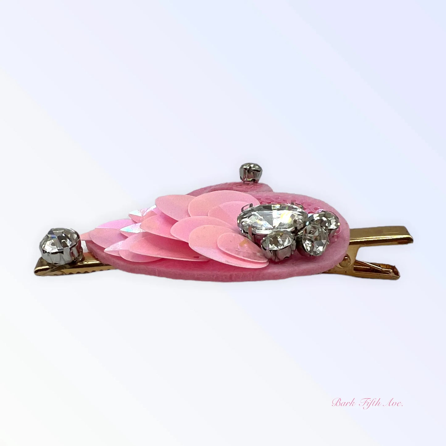 Beaded Sequin Swan Hairclip - Your Pet Connection