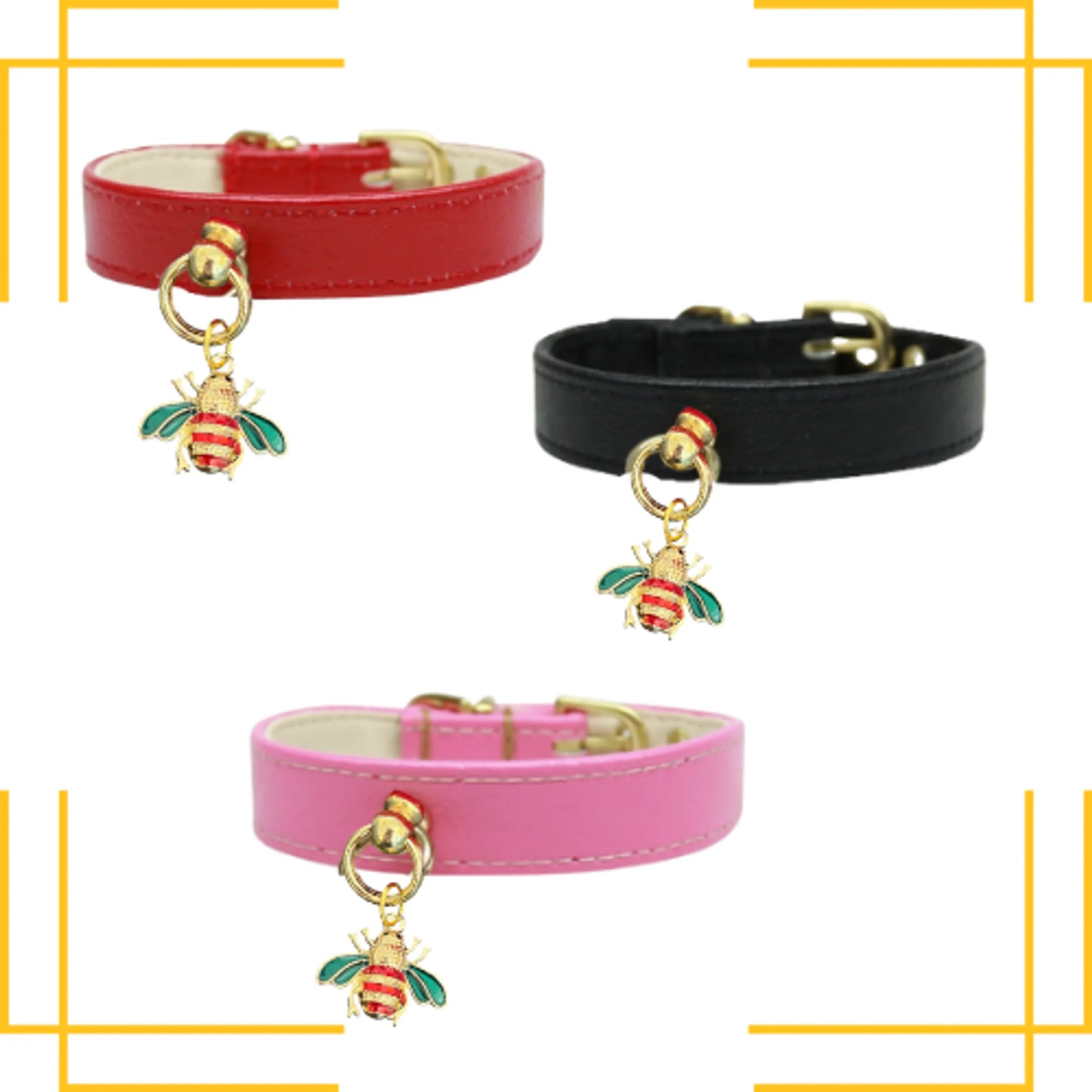 Bee Mine Dog Collar - Your Pet Connection