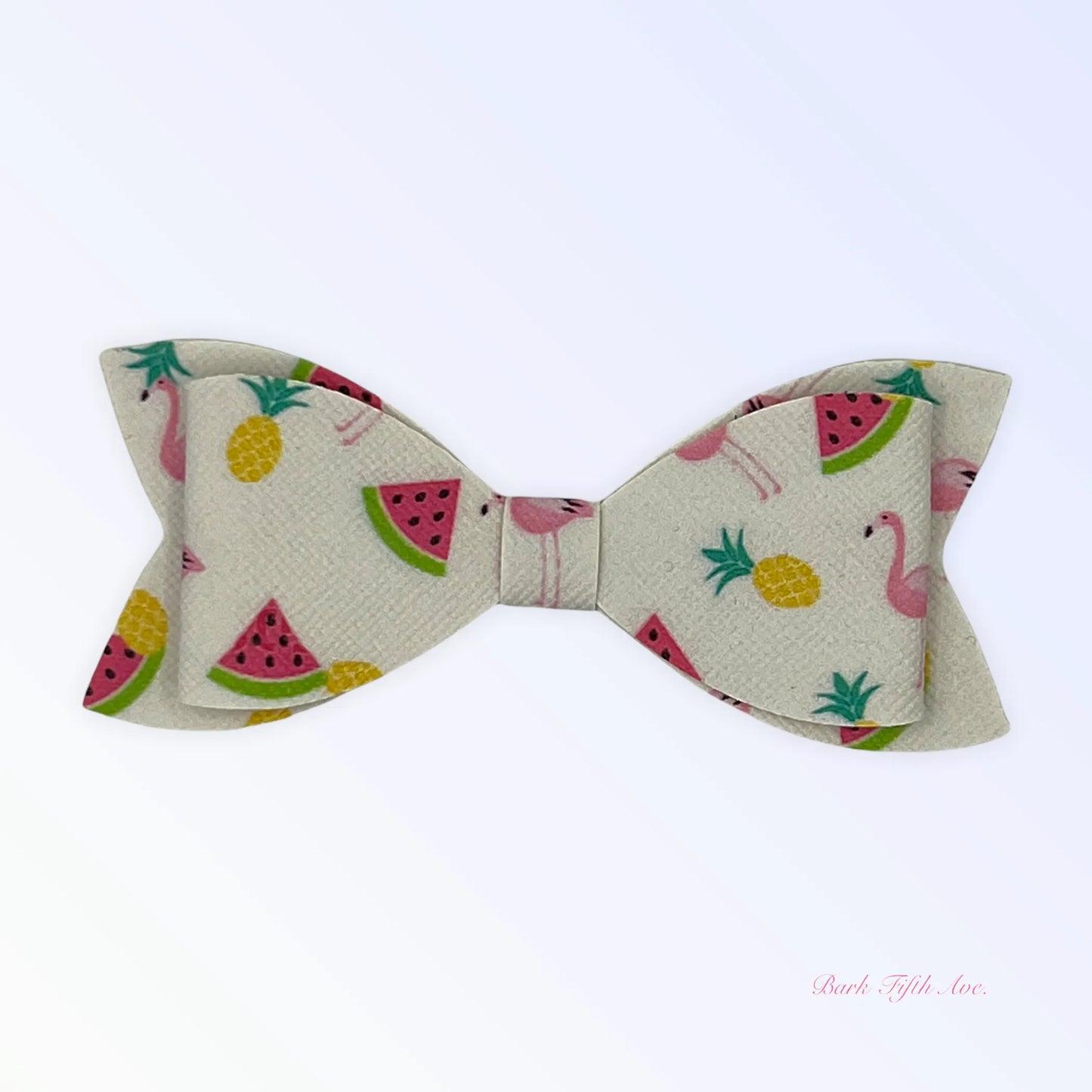 Bark Fifth Avenue Flamingo Hair Bow 8cm