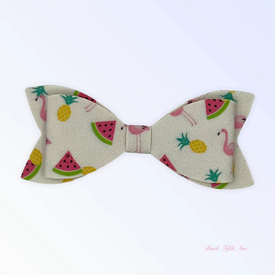 Bark Fifth Avenue Flamingo Hair Bow 8cm