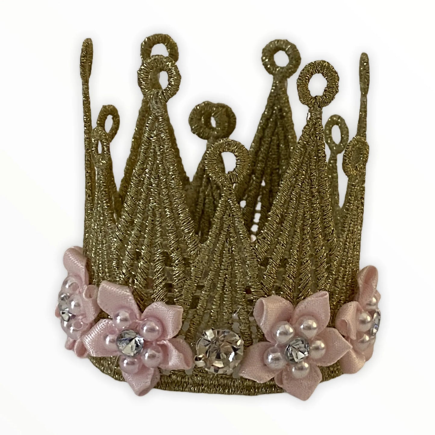 Bark Fifth Avenue Elegant Lace Dog Crown XS