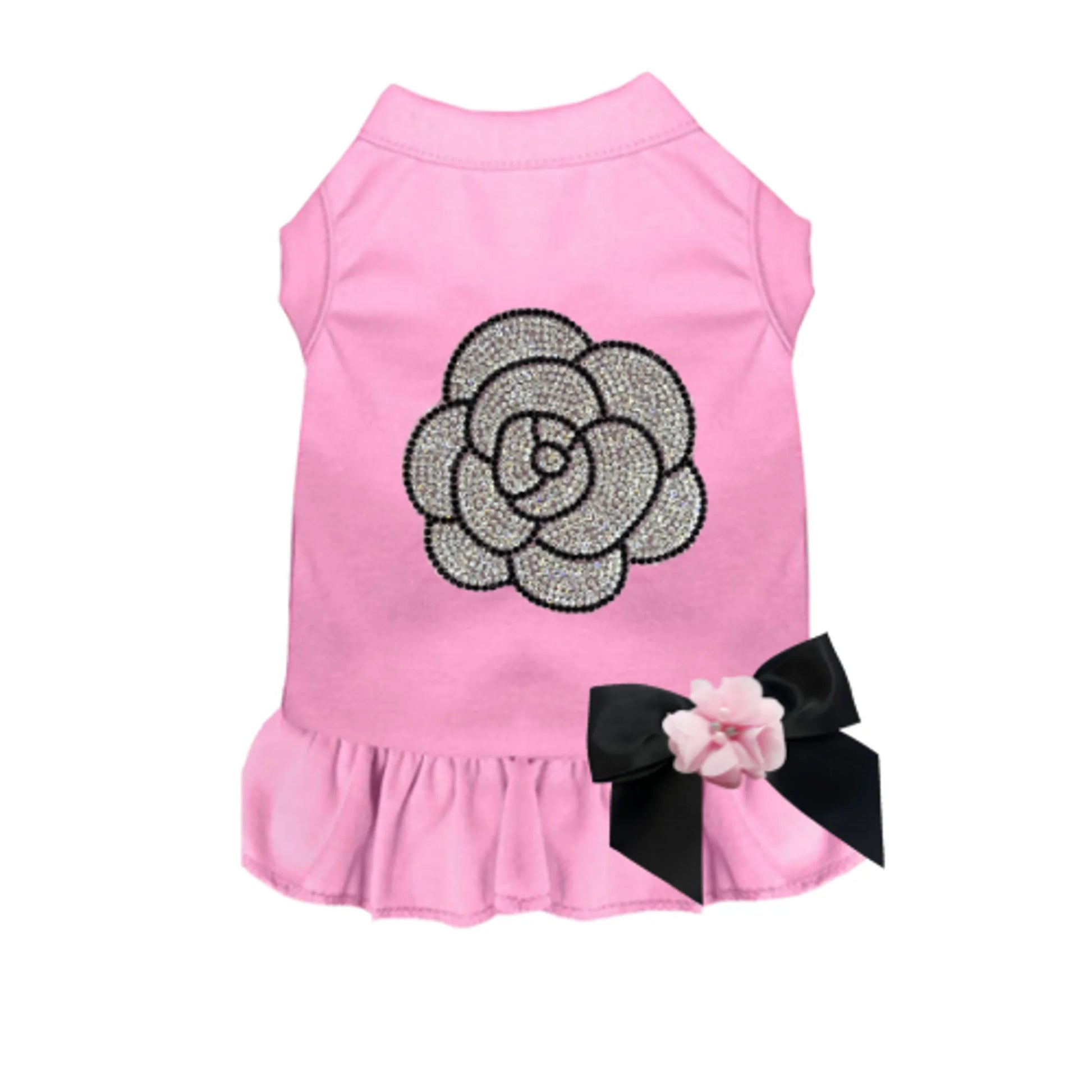 Floral Camellia Rose Dress - Your Pet Connection